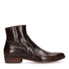 Boots basses en cuir - marron foncé