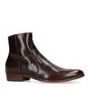 Boots basses en cuir - marron foncé