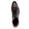 Boots basses en cuir - marron foncé