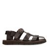 Sandales en cuir - marron