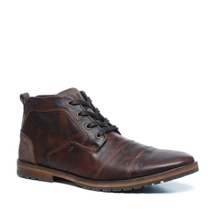 chaussures montantes marron