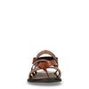 Sandales en cuir - cognac