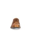 Chaussures à lacets en cuir avec imprimé fleuri - marron