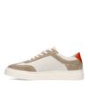 Baskets avec détails en daim - beige