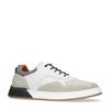 Baskets en daim et cuir - gris