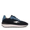 Baskets en cuir - bleu foncé
