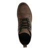 Boots à lacets en cuir - gris
