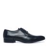 Chaussures à lacets en cuir - noir
