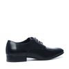 Chaussures à lacets en cuir - noir