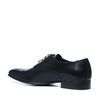 Chaussures à lacets en cuir - noir
