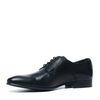 Chaussures à lacets en cuir - noir