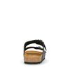 Claquettes en cuir - noir