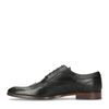 Chaussures à lacets en cuir avec imprimé serpent - noir