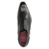 Chaussures à lacets en cuir avec imprimé serpent - noir