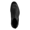 Chelsea boots en cuir - noir
