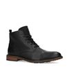 Boots à lacets en cuir - noir