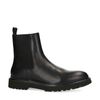 Chelsea boots en cuir - noir