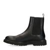 Chelsea boots en cuir - noir