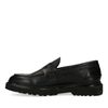 Mocassins synthétique avec détails - noir
