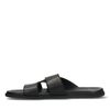Sandales en cuir - noir