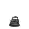 Claquettes en cuir - noir