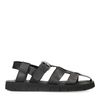 Sandales en cuir - noir