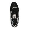 Baskets en cuir avec détails - noir