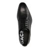 Chaussures à lacets en cuir - noir