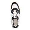Baskets en cuir avec détails - noir