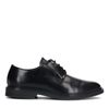 Chaussures à lacets en cuir - noir
