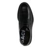 Chaussures à lacets en cuir - noir