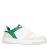 Baskets en cuir avec détails - blanc