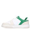 Baskets en cuir avec détails - blanc