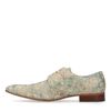 Chaussures à lacets avec imprimé fleuri - vert clair