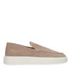 Mocassins en daim avec semelle - beige