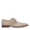 Chaussures à boucles en daim - taupe