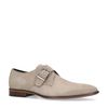 Chaussures à boucles en daim - taupe