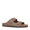 Sandales en daim - beige