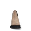 Chelsea boots en daim - beige