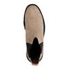 Chelsea boots en daim - beige