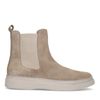 Chelsea boots en daim - beige