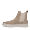 Chelsea boots en daim - beige