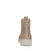 Chelsea boots en daim - beige