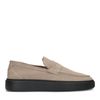 Penny loafers en daim avec semelle - beige