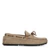 Mocassins en daim avec détail corde - beige