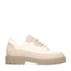 Chaussures à lacets en daim - blanc cassé