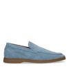 Mocassins en daim - bleu clair