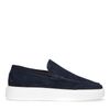 Mocassins en daim avec semelle - bleu foncé