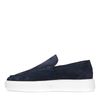 Mocassins en daim avec semelle - bleu foncé