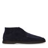 Mocassins en daim avec semelle - bleu foncé